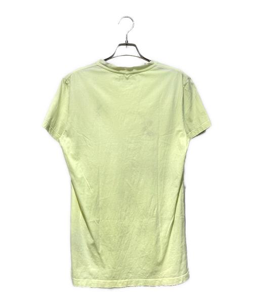 BALMAIN（バルマン）BALMAIN (バルマン) 半袖ロゴTシャツ イエロー サイズ:Sの古着・服飾アイテム