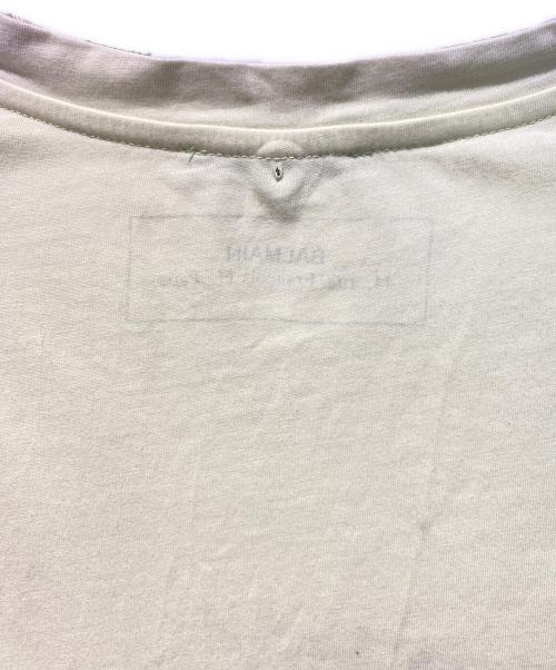 BALMAIN（バルマン）BALMAIN (バルマン) 半袖ロゴTシャツ イエロー サイズ:Sの古着・服飾アイテム