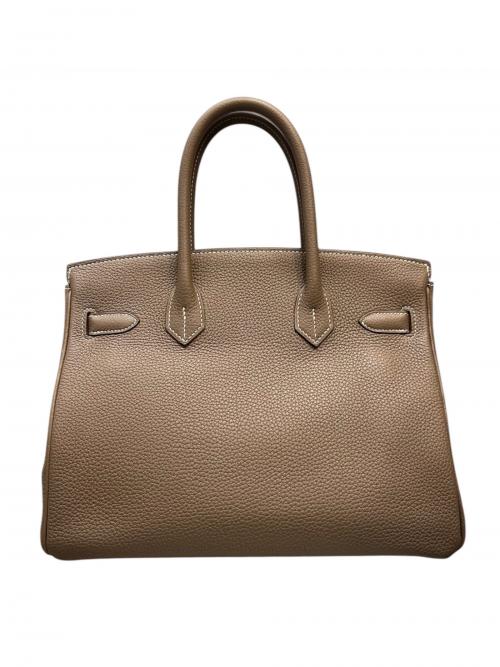 HERMES（エルメス）HERMES (エルメス) バーキン30/シルバー金具/トリヨンクレマンス/エトゥープ/Z刻印 エトゥープ サイズ:30の古着・服飾アイテム