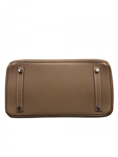 HERMES（エルメス）HERMES (エルメス) バーキン30/シルバー金具/トリヨンクレマンス/エトゥープ/Z刻印 エトゥープ サイズ:30の古着・服飾アイテム
