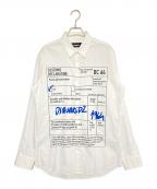 DSQUARED2ディースクエアード）の古着「デザインシャツ」｜ホワイト