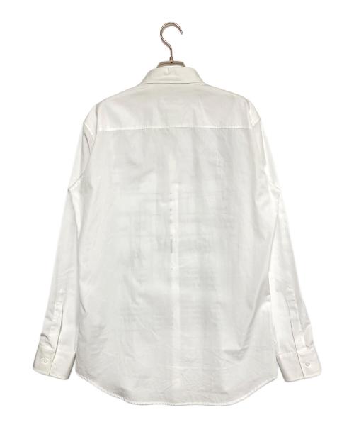 DSQUARED2（ディースクエアード）DSQUARED2 (ディースクエアード) デザインシャツ ホワイト サイズ:48の古着・服飾アイテム