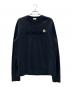 MONCLER（モンクレール）の古着「MAGLIA GIROCOLLO/スウェット」｜ブラック
