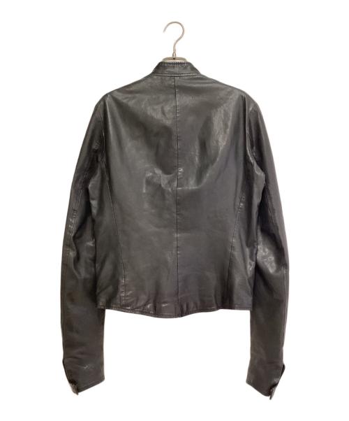 Maison Margiela（メゾンマルジェラ）Maison Margiela (メゾンマルジェラ) 八の字レザージャケット ブラック サイズ:44の古着・服飾アイテム