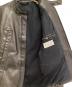 中古・古着 Maison Margiela (メゾンマルジェラ) 八の字レザージャケット ブラック サイズ:44：110000円
