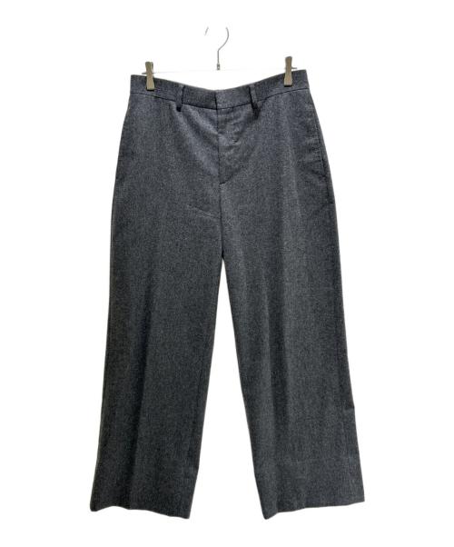 HERMES（エルメス）HERMES (エルメス) HERMES ワイドウールパンツ 04530000 グレー サイズ:40の古着・服飾アイテム