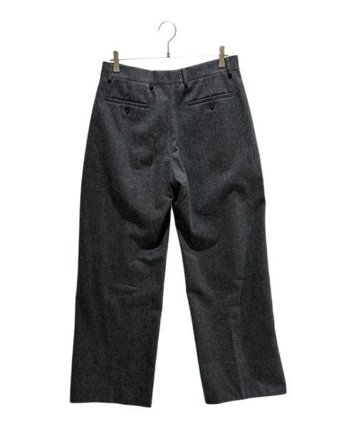 HERMES（エルメス）HERMES (エルメス) HERMES ワイドウールパンツ 04530000 グレー サイズ:40の古着・服飾アイテム