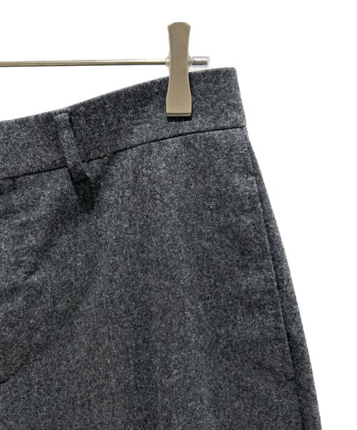 HERMES（エルメス）HERMES (エルメス) HERMES ワイドウールパンツ 04530000 グレー サイズ:40の古着・服飾アイテム