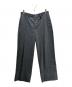 HERMES（エルメス）の古着「HERMES ワイドウールパンツ 04530000」｜グレー