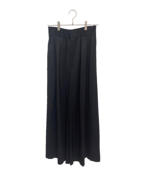 COLUMN（コラム）COLUMN (コラム) ハイウエストワイドパンツ ブラック サイズ:38の古着・服飾アイテム