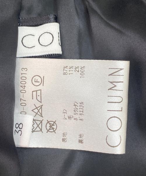 COLUMN（コラム）COLUMN (コラム) ハイウエストワイドパンツ ブラック サイズ:38の古着・服飾アイテム