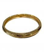 CHANELシャネル）の古着「ヴィンテージゴールドバングル」｜ゴールド