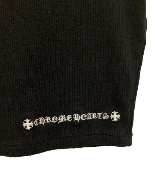 CHROME HEARTS（クロムハーツ）CHROME HEARTS (クロムハーツ) CH PLUSニットポロシャツ ブラック サイズ:Sの古着・服飾アイテム