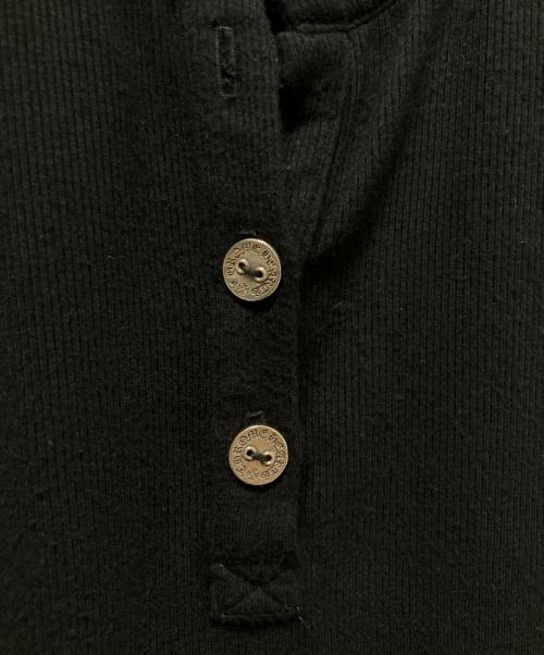 CHROME HEARTS（クロムハーツ）CHROME HEARTS (クロムハーツ) CH PLUSニットポロシャツ ブラック サイズ:Sの古着・服飾アイテム