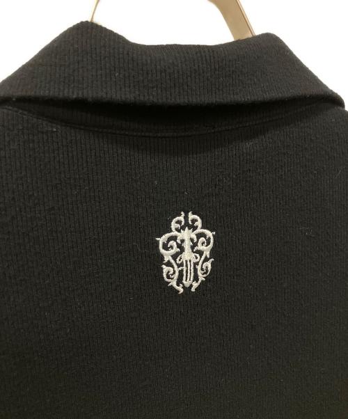 CHROME HEARTS（クロムハーツ）CHROME HEARTS (クロムハーツ) CH PLUSニットポロシャツ ブラック サイズ:Sの古着・服飾アイテム