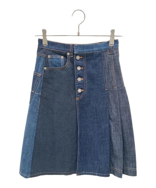 Christian Dior（クリスチャン ディオール）Christian Dior (クリスチャン ディオール) デニムスカート ネイビー サイズ:34の古着・服飾アイテム