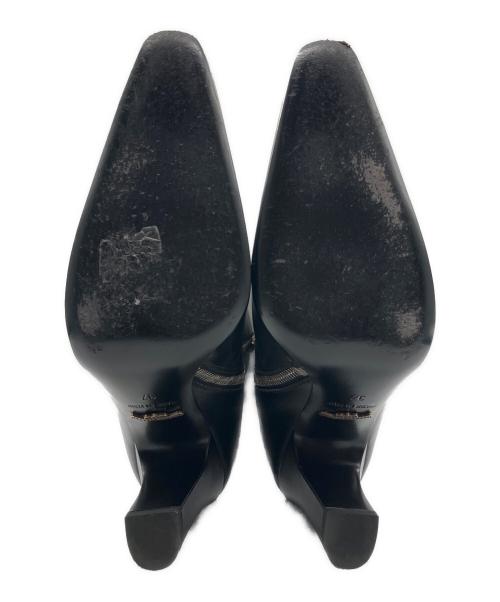 CHROME HEARTS（クロムハーツ）CHROME HEARTS (クロムハーツ) CH Cross Patch Dagger Sugar Jones Boots  ブラック サイズ:37の古着・服飾アイテム