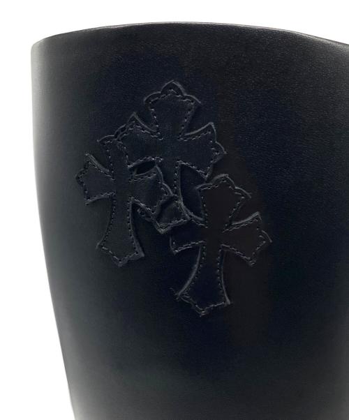 CHROME HEARTS（クロムハーツ）CHROME HEARTS (クロムハーツ) CH Cross Patch Dagger Sugar Jones Boots  ブラック サイズ:37の古着・服飾アイテム