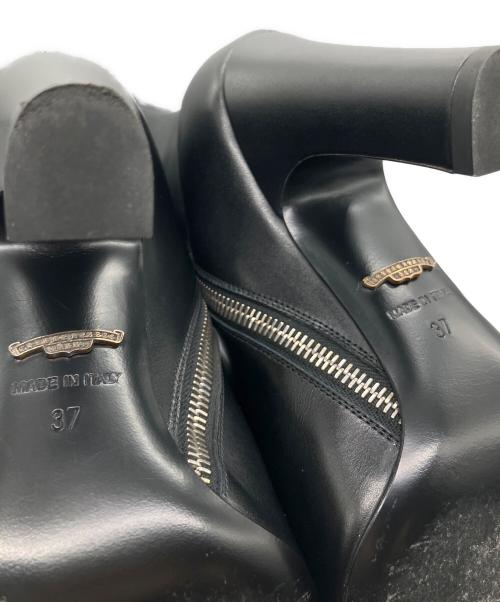 CHROME HEARTS（クロムハーツ）CHROME HEARTS (クロムハーツ) CH Cross Patch Dagger Sugar Jones Boots  ブラック サイズ:37の古着・服飾アイテム