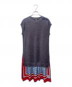 LOUIS VUITTONルイ ヴィトン）の古着「ノースリーブワンピース」｜グレー