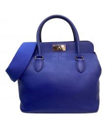 HERMES（エルメス）の古着「ツールボックス26」｜ブルーエルトリック