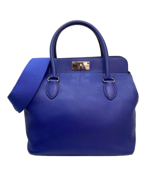 HERMES（エルメス）HERMES (エルメス) ツールボックス26 ブルーエルトリック サイズ:26の古着・服飾アイテム