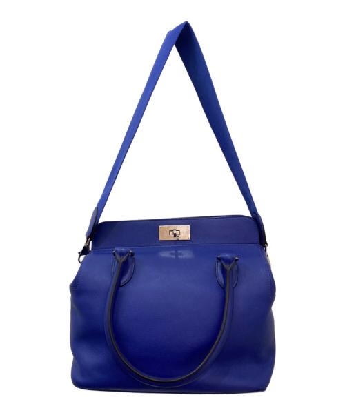 HERMES（エルメス）HERMES (エルメス) ツールボックス26 ブルーエルトリック サイズ:26の古着・服飾アイテム