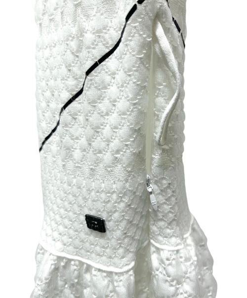 CHANEL（シャネル）CHANEL (シャネル) ノースリーブワンピース ホワイト サイズ:34の古着・服飾アイテム