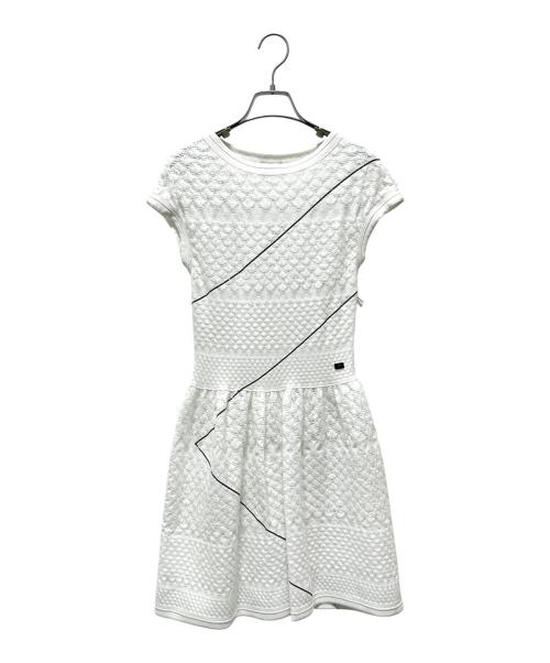 CHANEL（シャネル）CHANEL (シャネル) ノースリーブワンピース ホワイト サイズ:34の古着・服飾アイテム
