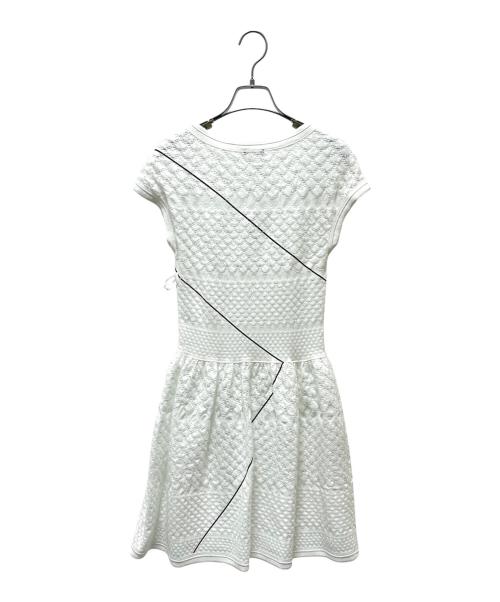 CHANEL（シャネル）CHANEL (シャネル) ノースリーブワンピース ホワイト サイズ:34の古着・服飾アイテム