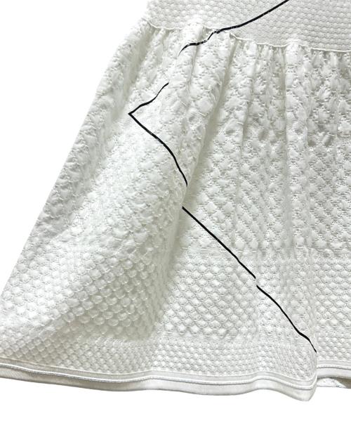 CHANEL（シャネル）CHANEL (シャネル) ノースリーブワンピース ホワイト サイズ:34の古着・服飾アイテム