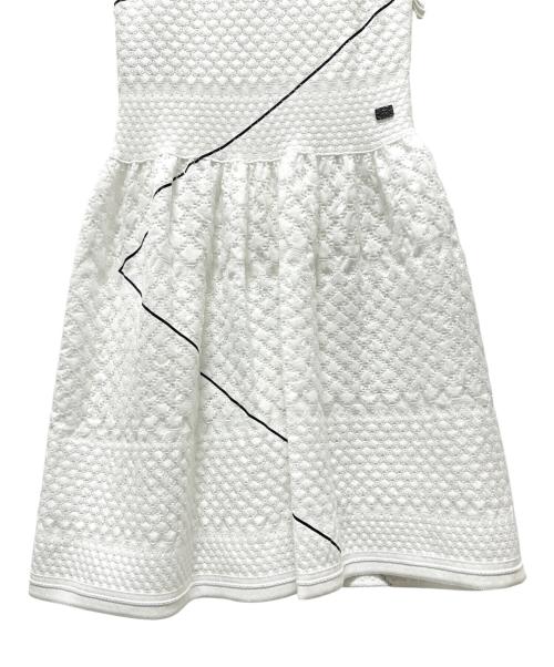 CHANEL（シャネル）CHANEL (シャネル) ノースリーブワンピース ホワイト サイズ:34の古着・服飾アイテム