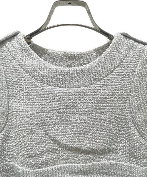 CHANEL（シャネル）CHANEL (シャネル) ノースリーブツイードワンピース ホワイト サイズ:34の古着・服飾アイテム
