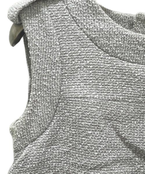 CHANEL（シャネル）CHANEL (シャネル) ノースリーブツイードワンピース ホワイト サイズ:34の古着・服飾アイテム