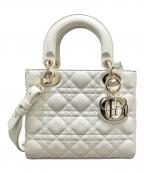 Christian Diorクリスチャン ディオール）の古着「レディディオール カナージュ」｜ホワイト×ゴールド金具