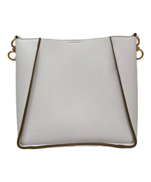 STELLA McCARTNEY（ステラマッカートニー）STELLA McCARTNEY (ステラマッカートニー) パンチングロゴショルダーバッグ ホワイトの古着・服飾アイテム