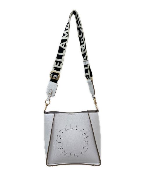 STELLA McCARTNEY（ステラマッカートニー）STELLA McCARTNEY (ステラマッカートニー) パンチングロゴショルダーバッグ ホワイトの古着・服飾アイテム