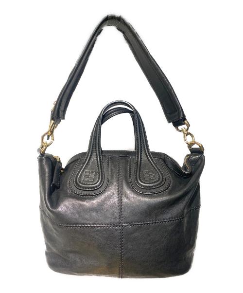 GIVENCHY（ジバンシィ）GIVENCHY (ジバンシィ) ナイチンゲール 2WAYバッグ ブラック×ゴールドの古着・服飾アイテム