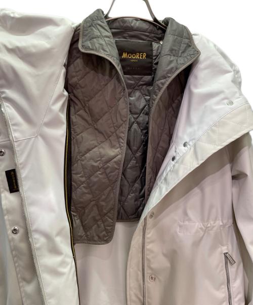 MOORER（ムーレー）MOORER (ムーレー) Romea-ADB レイヤード パーカーコート アイボリー サイズ:38の古着・服飾アイテム