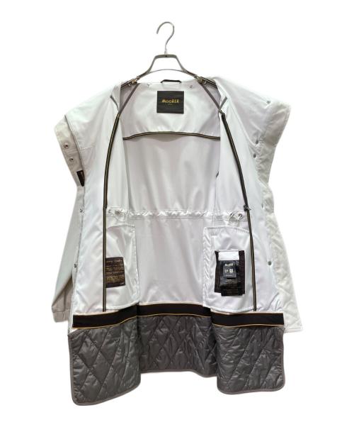 MOORER（ムーレー）MOORER (ムーレー) Romea-ADB レイヤード パーカーコート アイボリー サイズ:38の古着・服飾アイテム