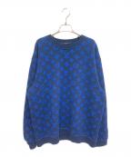 LOUIS VUITTONルイ ヴィトン）の古着「モノグラムジャガードスウェット」｜ネイビー