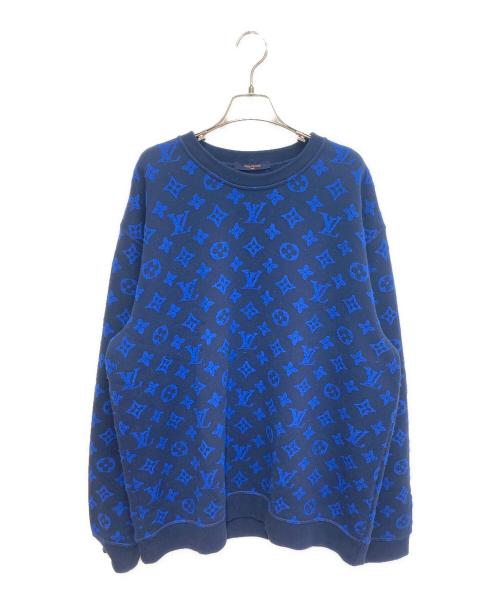 LOUIS VUITTON（ルイ ヴィトン）LOUIS VUITTON (ルイ ヴィトン) モノグラムジャガードスウェット ネイビー サイズ:XXLの古着・服飾アイテム