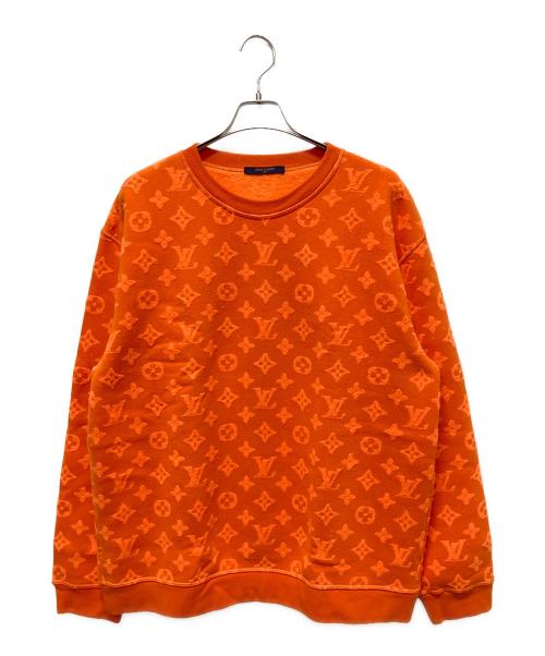LOUIS VUITTON（ルイ ヴィトン）LOUIS VUITTON (ルイ ヴィトン) モノグラムジャガードスウェット オレンジ サイズ:XXLの古着・服飾アイテム
