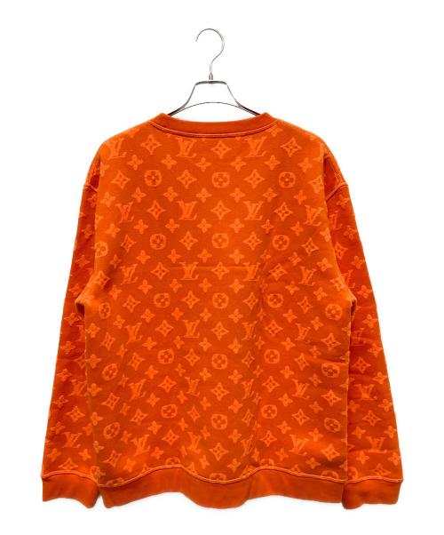 LOUIS VUITTON（ルイ ヴィトン）LOUIS VUITTON (ルイ ヴィトン) モノグラムジャガードスウェット オレンジ サイズ:XXLの古着・服飾アイテム