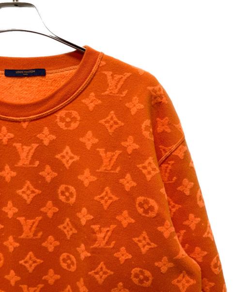 LOUIS VUITTON（ルイ ヴィトン）LOUIS VUITTON (ルイ ヴィトン) モノグラムジャガードスウェット オレンジ サイズ:XXLの古着・服飾アイテム