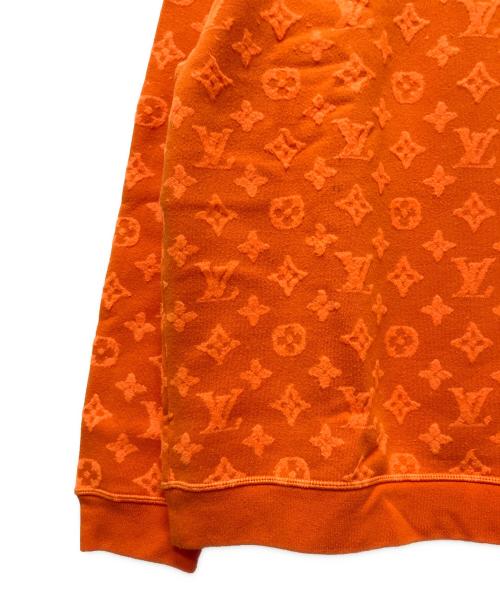 LOUIS VUITTON（ルイ ヴィトン）LOUIS VUITTON (ルイ ヴィトン) モノグラムジャガードスウェット オレンジ サイズ:XXLの古着・服飾アイテム