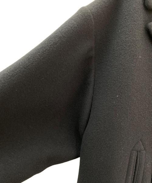 CELINE（セリーヌ）CELINE (セリーヌ) エッグシェイプ Pコート ブラック サイズ:34の古着・服飾アイテム