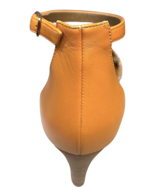 HERMES（エルメス）HERMES (エルメス) スタッズサンダル ブラウン サイズ:35.5の古着・服飾アイテム