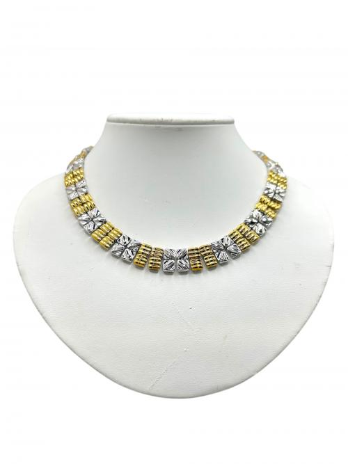 CHIMENTO（キメント）CHIMENTO (キメント) コンビリバーシブルダイヤネックレスの古着・服飾アイテム