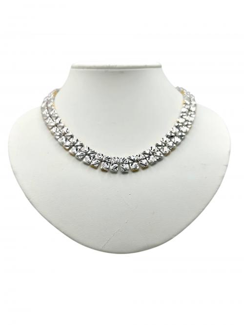 CHIMENTO（キメント）CHIMENTO (キメント) コンビリバーシブルダイヤネックレスの古着・服飾アイテム